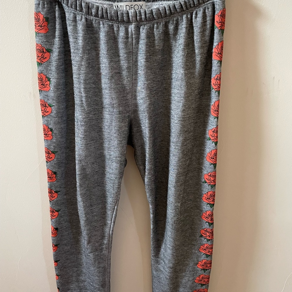 Wildfox Roses Sweatpants Size M